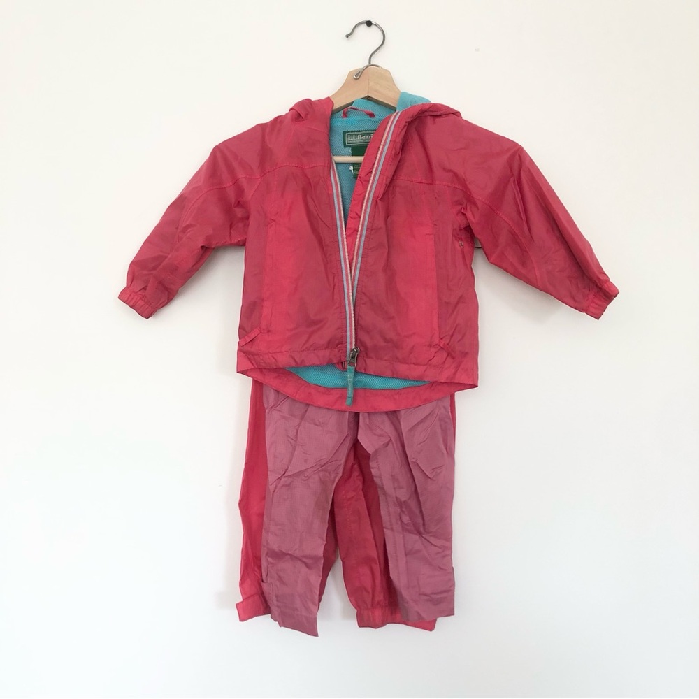 L.L. Bean Bundle 3-Piece Rain Jacket Pants Set